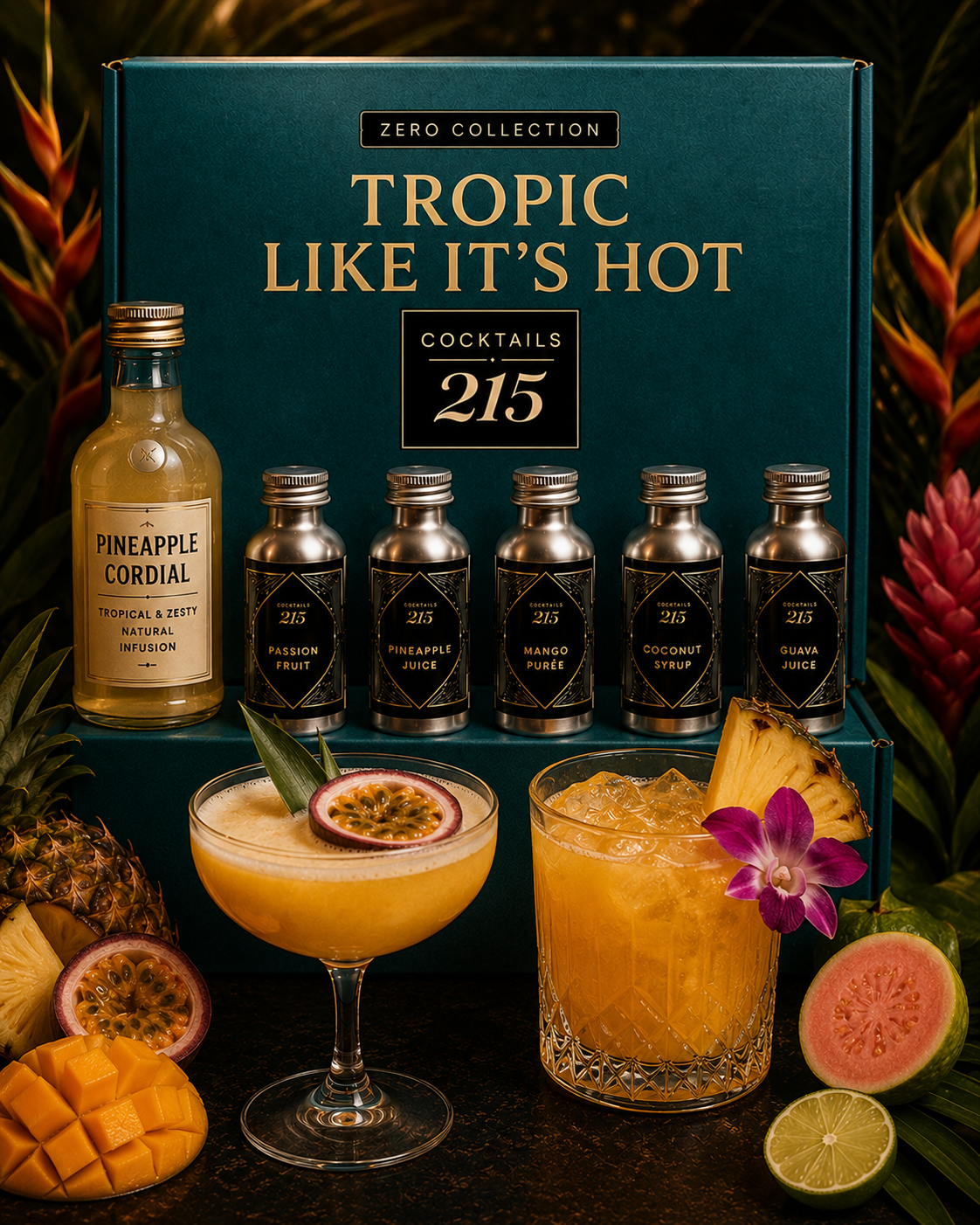 Tropic Like It's Hot - Zero Collection cocktail box